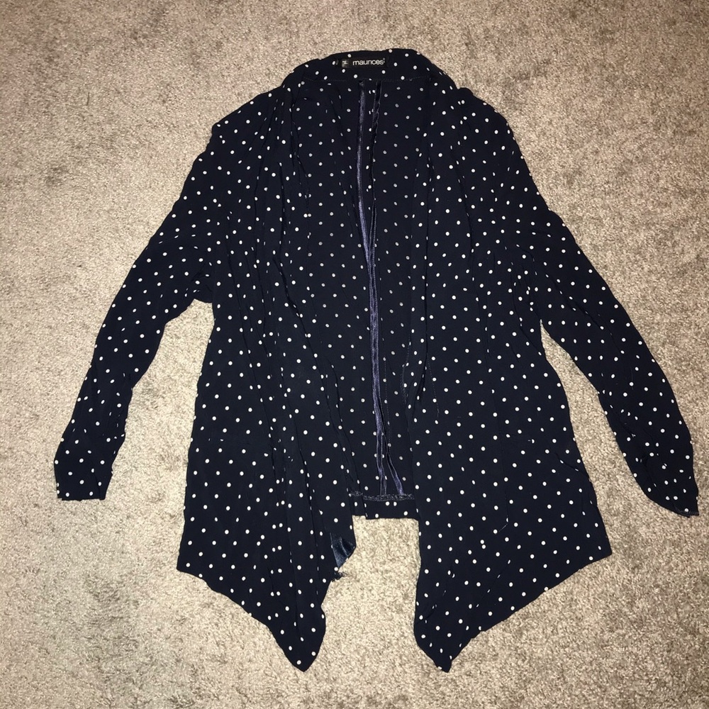 Polka dot blazer